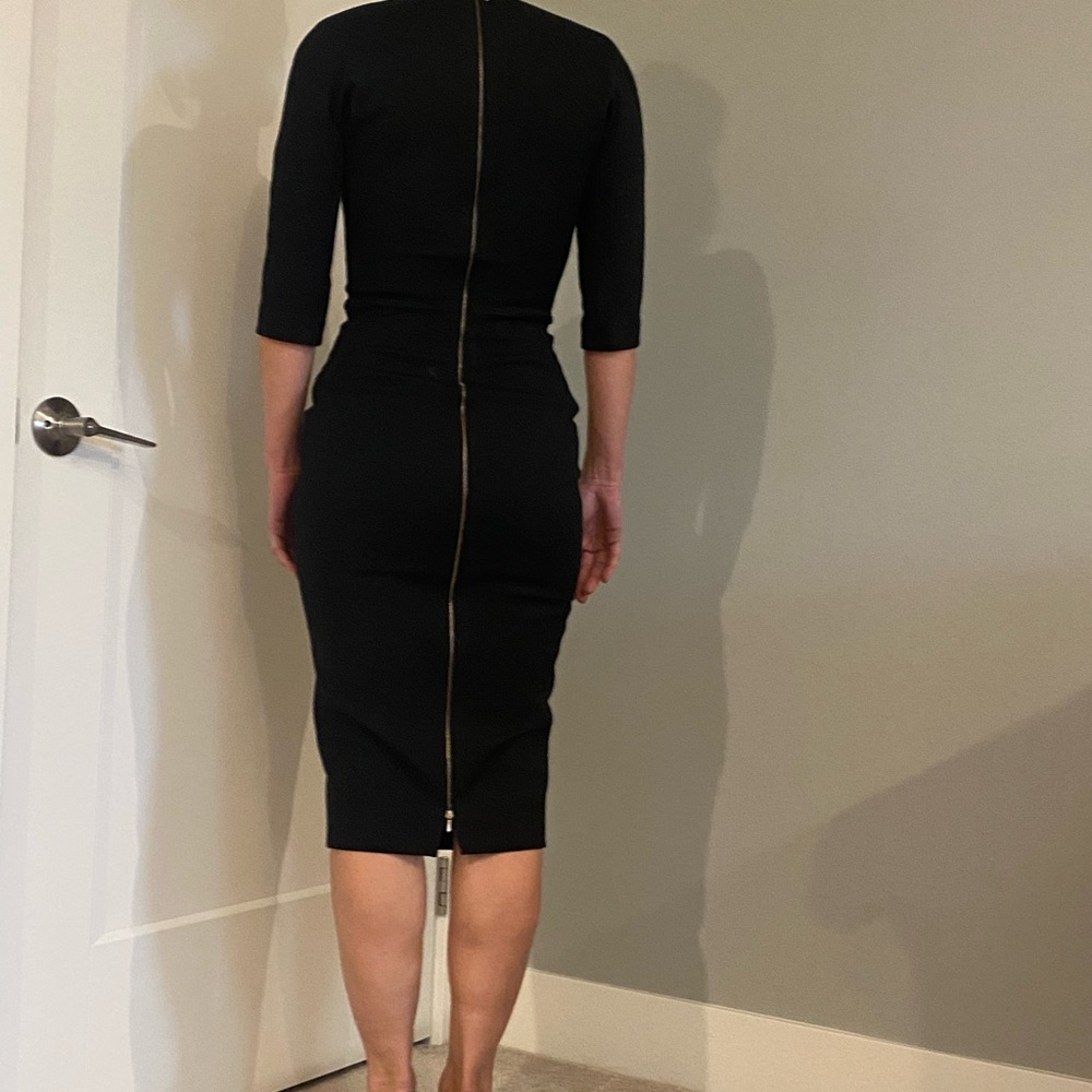 Balck dress is tight